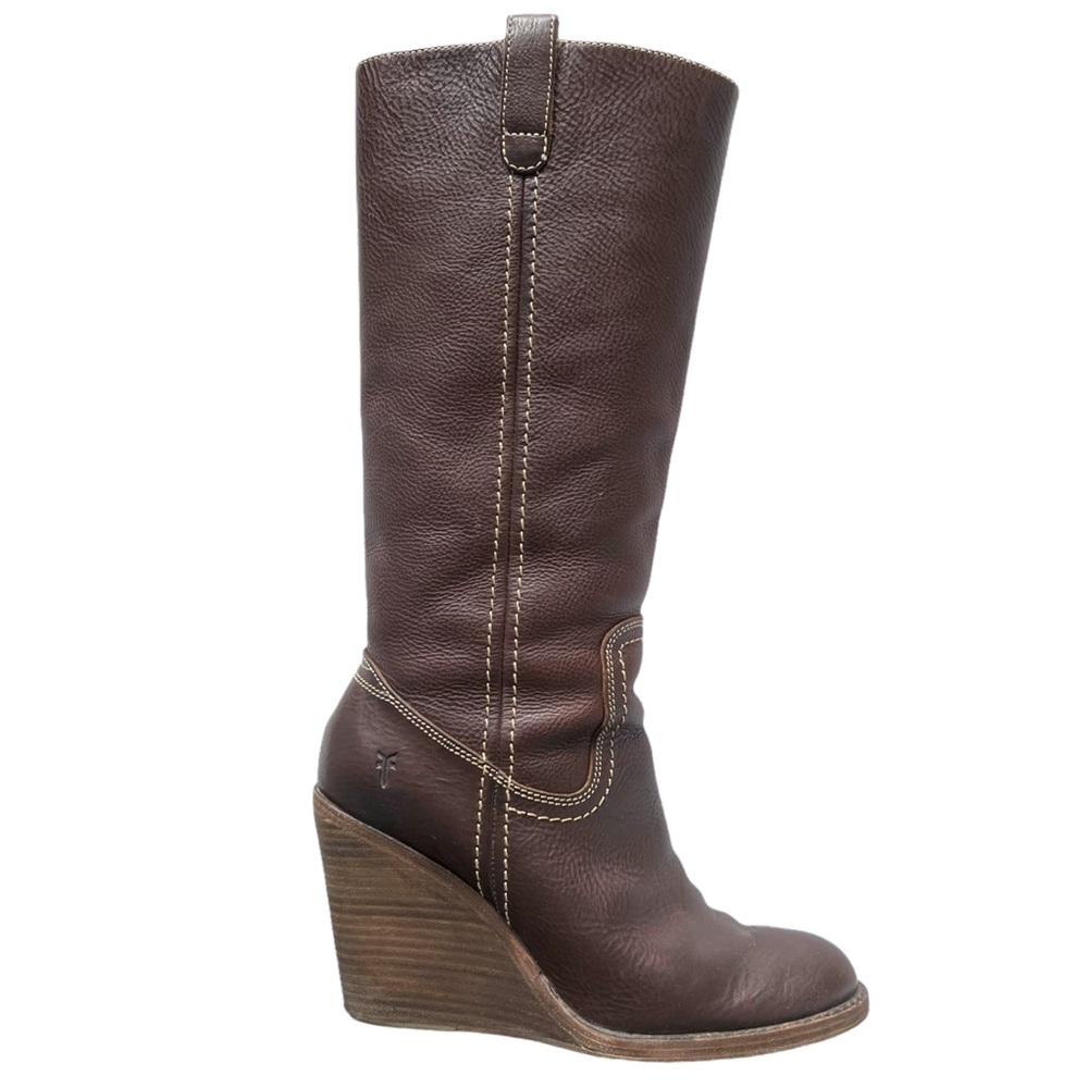 Frye Caroline Campus Wedge Boot | 8 - image 1